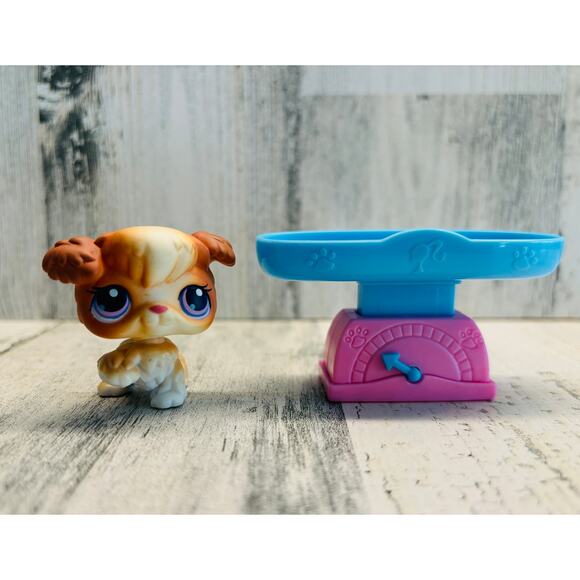 Littlest Pet Shop LPS Vintage Puppy Dog Pink Magnet EUC - Picture 1 of 3